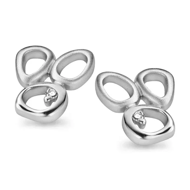 orphelia Orphelia® Women's Sterling Silver Stud Earrings - Silver ZO-5017