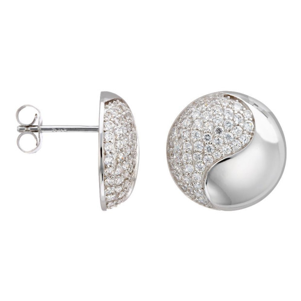 Orphelia Orphelia® Women's Sterling Silver Stud Earrings - Silver ZO-5968