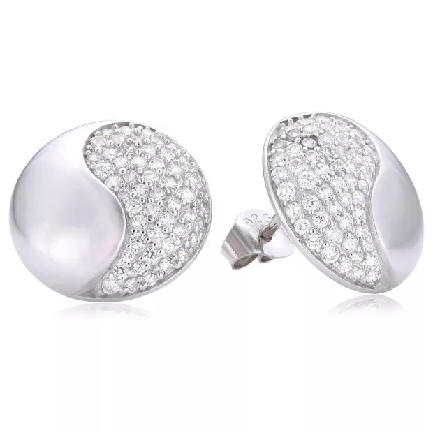 orphelia Orphelia® Women's Sterling Silver Stud Earrings - Silver ZO-5968
