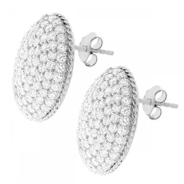 Orphelia Orphelia® Women's Sterling Silver Stud Earrings - Silver ZO-5184