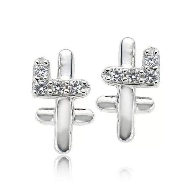 orphelia Orphelia® Women's Sterling Silver Stud Earrings - Silver ZO-5958