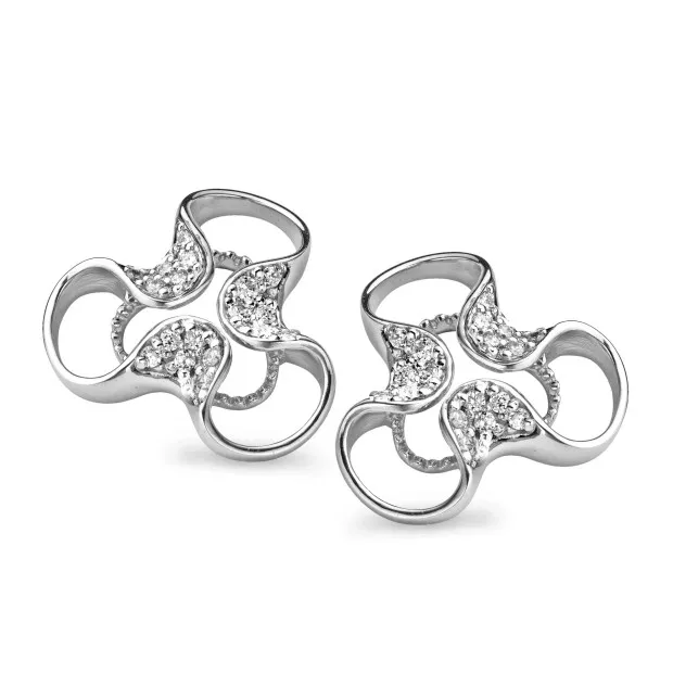 orphelia Orphelia® Women's Sterling Silver Stud Earrings - Silver ZO-5033