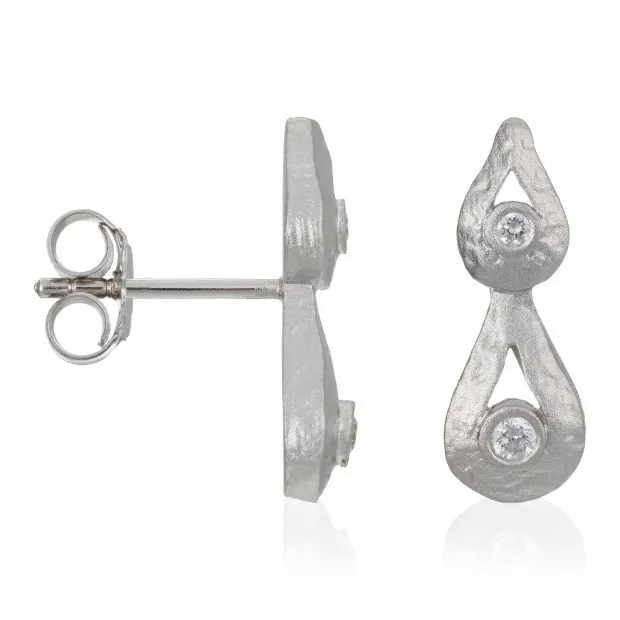 orphelia Orphelia® Women's Sterling Silver Stud Earrings - Silver ZO-5253