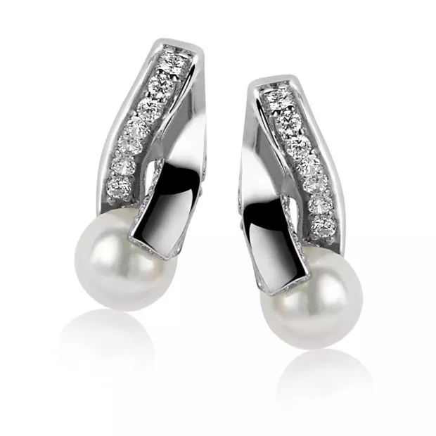 orphelia Orphelia® Women's Sterling Silver Stud Earrings - Silver ZO-5204/1