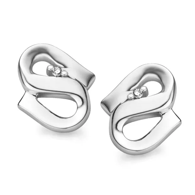orphelia Orphelia® Women's Sterling Silver Stud Earrings - Silver ZO-5005
