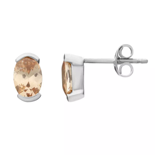 orphelia Orphelia® Women's Sterling Silver Stud Earrings - Silver ZO-5584