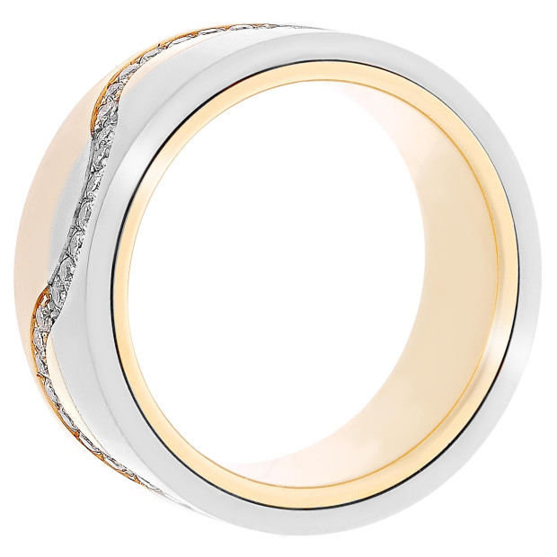 Orphelia Orphelia® Women's Three-Tone 14C Ring - Gold/Silver/Rose RD-33404
