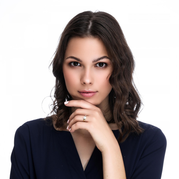 Orphelia Orphelia® Women's Two-Tone 18C Ring - Silver/Gold RD-33396