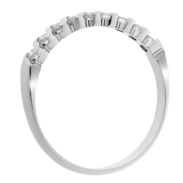 Orphelia Orphelia® Women's Whitegold 18C Ring - Silver RD-3011/1