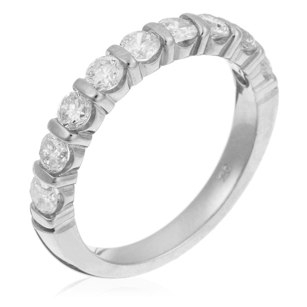 orphelia Orphelia® Women's Whitegold 18C Ring - Silver RD-3013/1