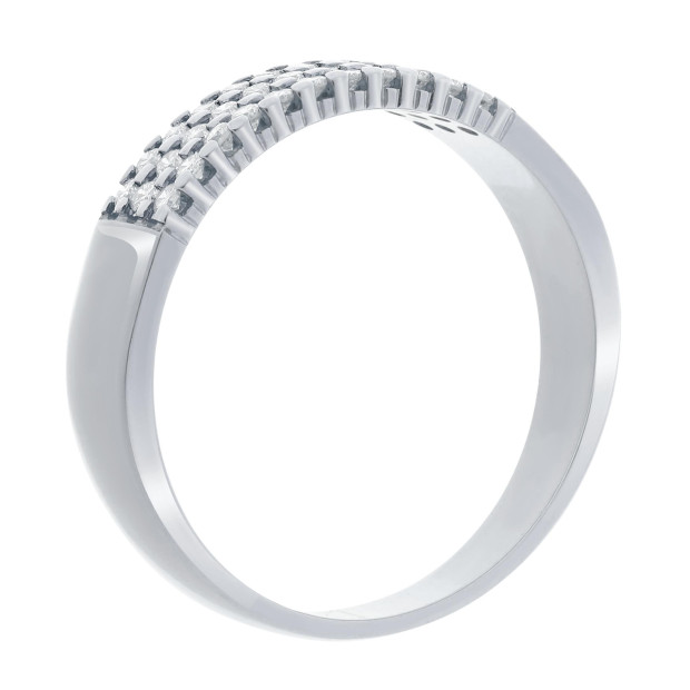 Orphelia Orphelia® Women's Whitegold 18C Ring - Silver RD-3014/1