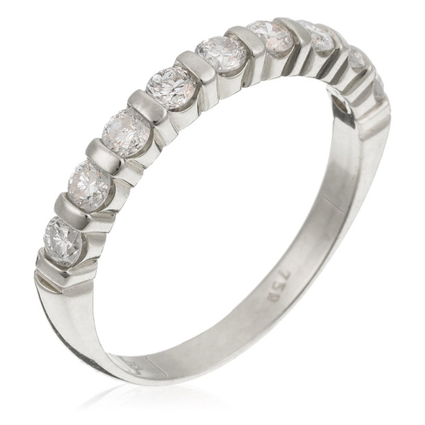orphelia Orphelia® Women's Whitegold 18C Ring - Silver RD-3005/1