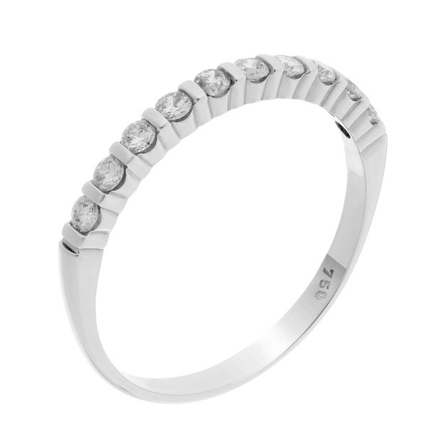 orphelia Orphelia® Women's Whitegold 18C Ring - Silver RD-3004/1