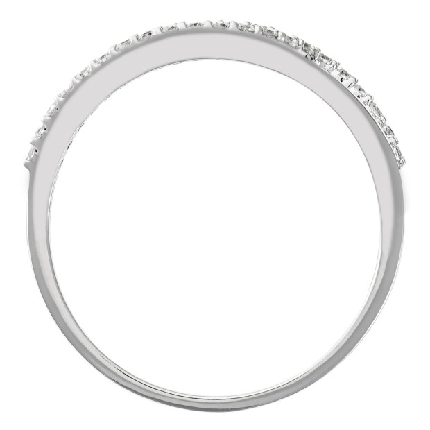 Orphelia Orphelia® Women's Whitegold 18C Ring - Silver RD-3234