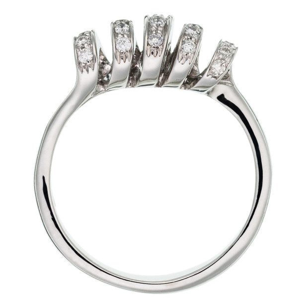 Orphelia Orphelia® Women's Whitegold 18C Ring - Silver RD-3200