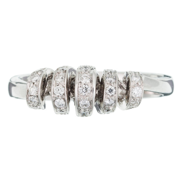 Orphelia Orphelia® Women's Whitegold 18C Ring - Silver RD-3200