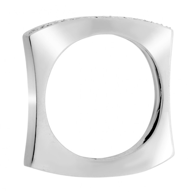 Orphelia Orphelia® Women's Whitegold 18C Ring - Silver RD-3228