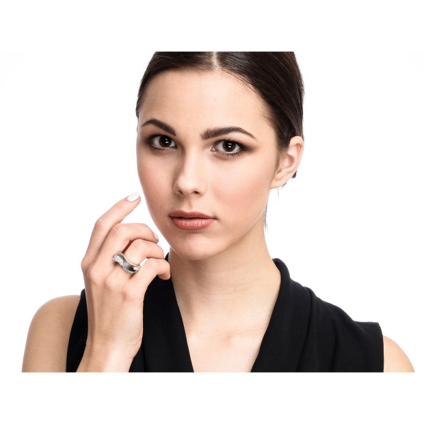 Orphelia Orphelia® Women's Whitegold 18C Ring - Silver RD-3230