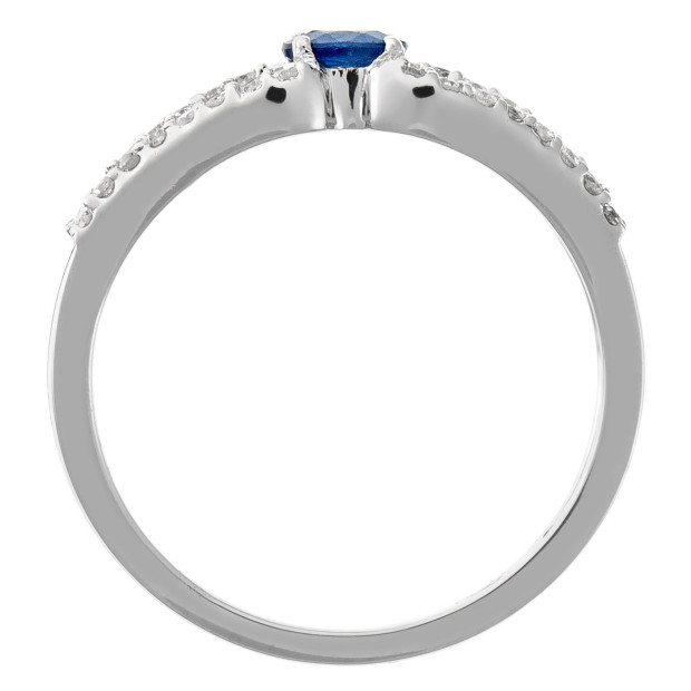Orphelia Orphelia® Women's Whitegold 18C Ring - Silver RD-3214