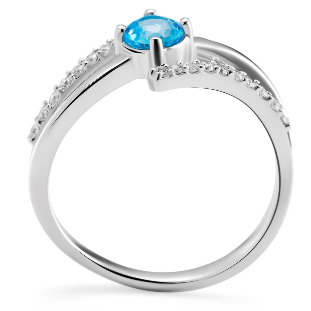 Orphelia Orphelia® Women's Whitegold 18C Ring - Silver RD-3259