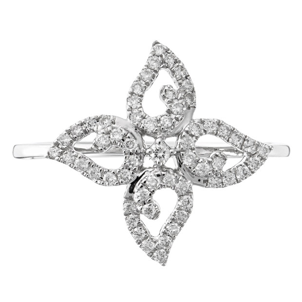 Orphelia Orphelia® Women's Whitegold 18C Ring - Silver RD-3216