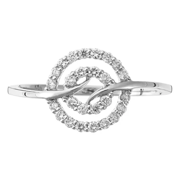 Orphelia Orphelia® Women's Whitegold 18C Ring - Silver RD-3217