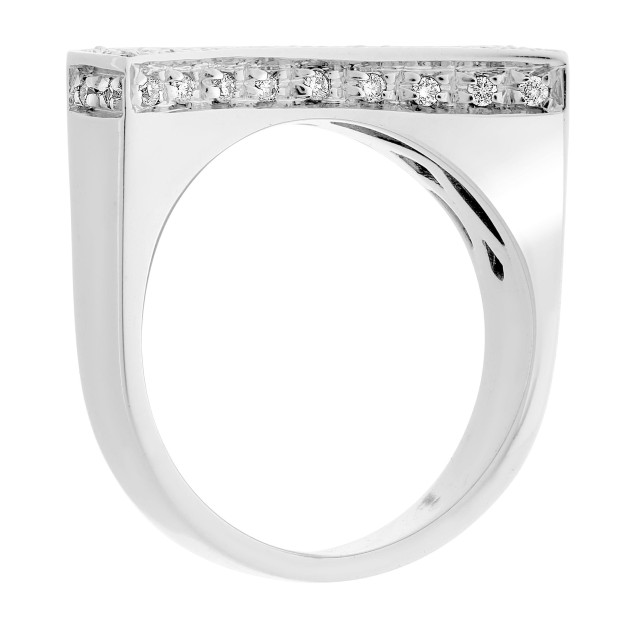 Orphelia Orphelia® Women's Whitegold 18C Ring - Silver RD-33194