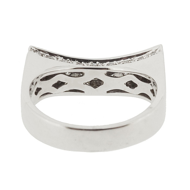 Orphelia Orphelia® Women's Whitegold 18C Ring - Silver RD-33194