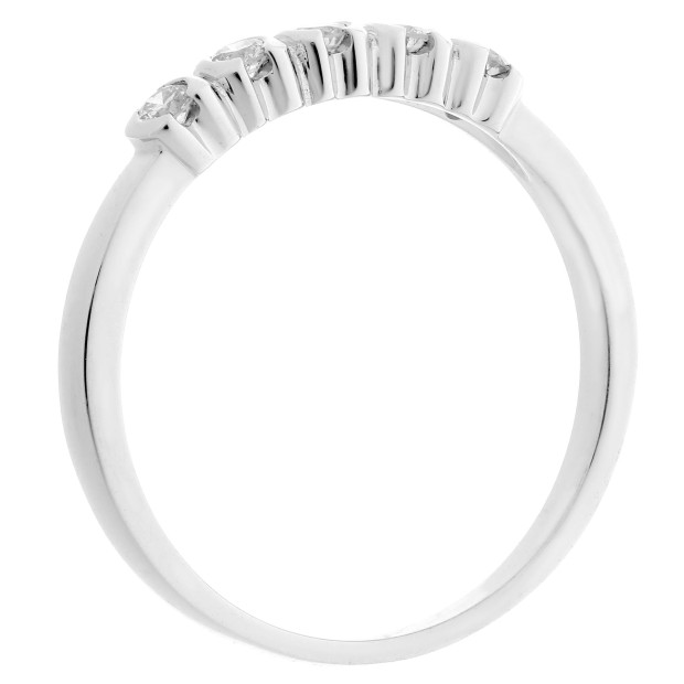 Orphelia Orphelia® Women's Whitegold 18C Ring - Silver RD-33213/1