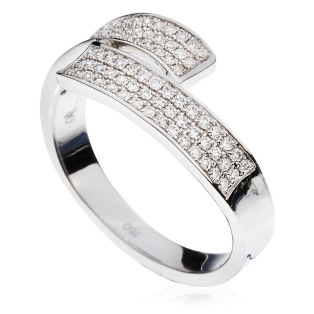 Orphelia Orphelia® Women's Whitegold 18C Ring - Silver RD-3373