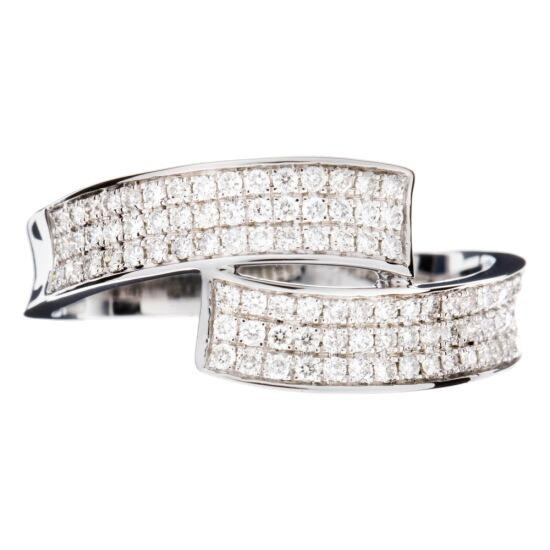 Orphelia Orphelia® Women's Whitegold 18C Ring - Silver RD-3373