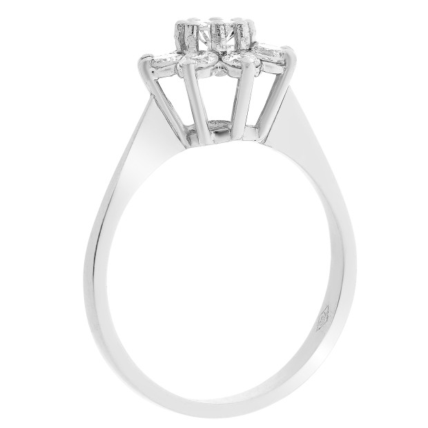 Orphelia Orphelia® Women's Whitegold 18C Ring - Silver RD-33167