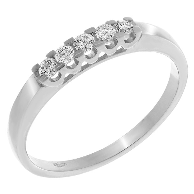 orphelia Orphelia® Women's Whitegold 18C Ring - Silver RD-33216/1