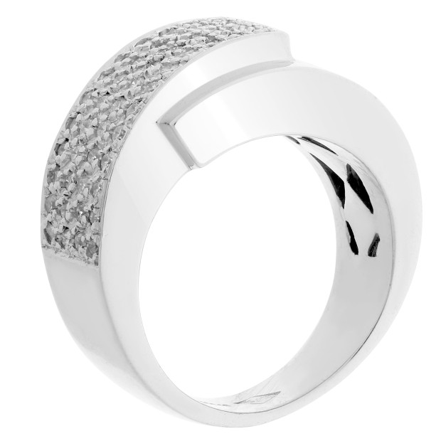 Orphelia Orphelia® Women's Whitegold 18C Ring - Silver RD-33395