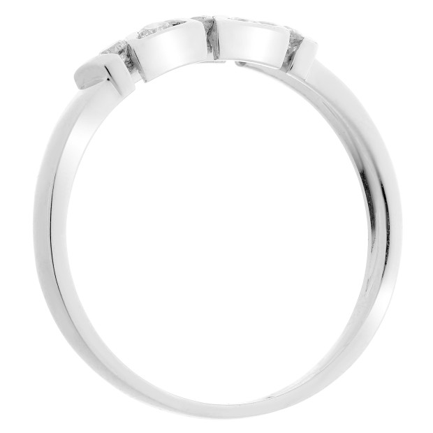 Orphelia Orphelia® Women's Whitegold 18C Ring - Silver RD-33214/1