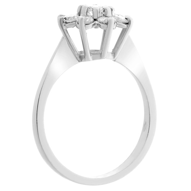 Orphelia Orphelia® Women's Whitegold 18C Ring - Silver RD-33168