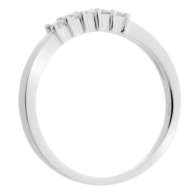 Orphelia Orphelia® Women's Whitegold 18C Ring - Silver RD-33219/1