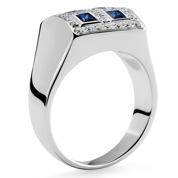 Orphelia Orphelia® Women's Whitegold 18C Ring - Silver RD-33153