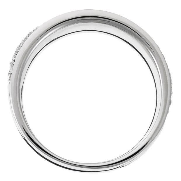 Orphelia Orphelia® Women's Whitegold 18C Ring - Silver RD-3374