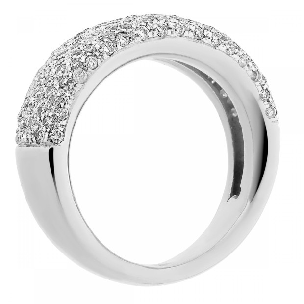 Orphelia Orphelia® Women's Whitegold 18C Ring - Silver RD-3396