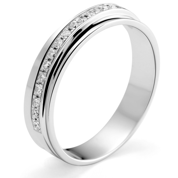 Orphelia Orphelia® Women's Whitegold 18C Ring - Silver RD-3369