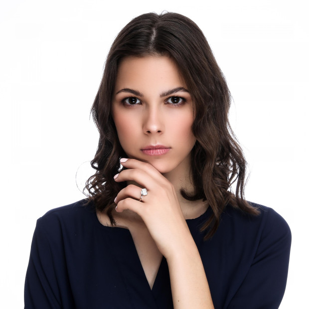 Orphelia Orphelia® Women's Whitegold 18C Ring - Silver RD-33236