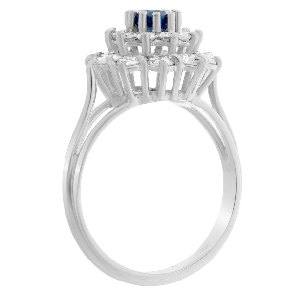 Orphelia Orphelia® Women's Whitegold 18C Ring - Silver RD-33267