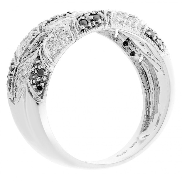 Orphelia Orphelia® Women's Whitegold 18C Ring - Silver RD-33326