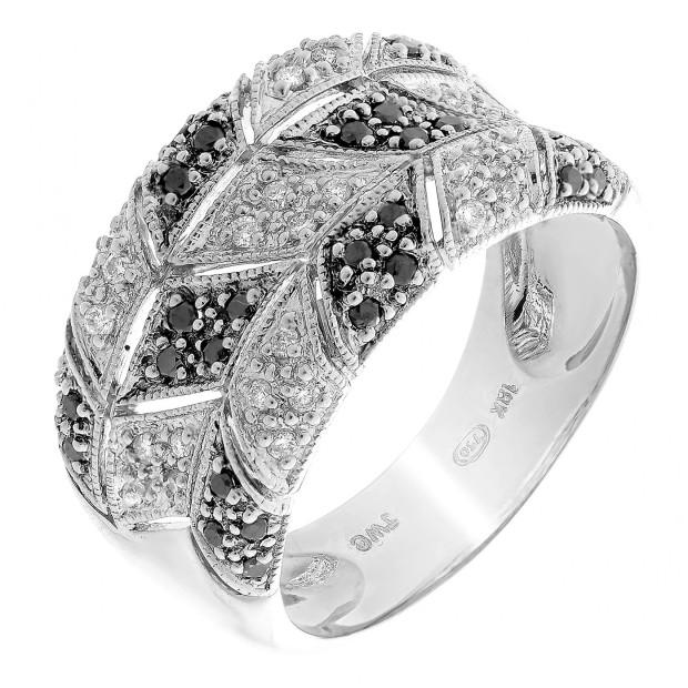 orphelia Orphelia® Women's Whitegold 18C Ring - Silver RD-33326