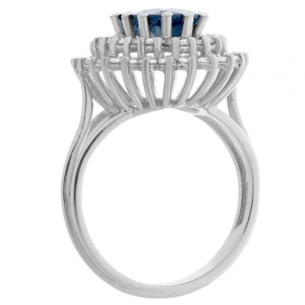 Orphelia Orphelia® Women's Whitegold 18C Ring - Silver RD-33265