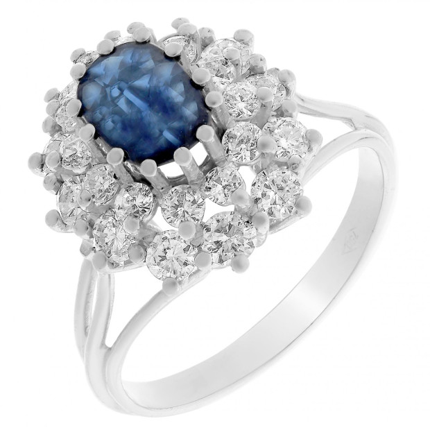 Orphelia Orphelia® Women's Whitegold 18C Ring - Silver RD-33268