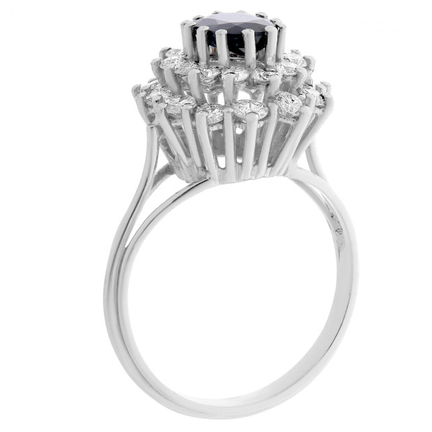 Orphelia Orphelia® Women's Whitegold 18C Ring - Silver RD-33268