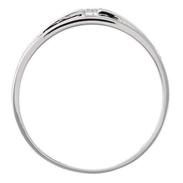 Orphelia Orphelia® Women's Whitegold 18C Ring - Silver RD-3371