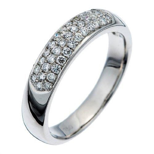 orphelia Orphelia® Women's Whitegold 18C Ring - Silver RD-3356